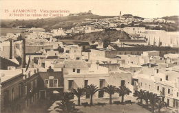 25 - AYAMONTE - VISTA PANORAMICA -  AL FONDO LAS RUINAS DEL CASTILLO - Huelva