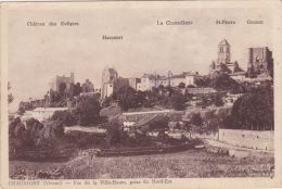 Cp , 86 , CHAUVIGNY , Vue De La Ville-Haute , Prise Du Nord-Est - Chauvigny