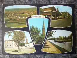 GRISOLLES (82).MULTIVUES.NON CIRCULE.TBE. - Grisolles