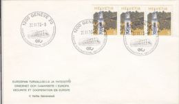 SECURITY AND COOPERATION IN EUROPE, SPECIAL COVER, 1973, SWITZERLAND - Covers & Documents