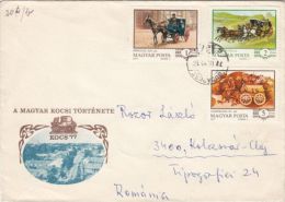 HUNGARIAN CARS HISTORY, SPECIAL COVER, 1987, HUNGARY - Briefe U. Dokumente