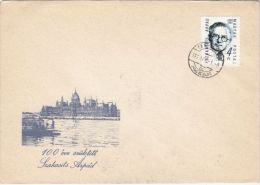 SZAKASITZ ARPAD, POLITICIAN, PARLIAMENT, SHIP, SPECIAL COVER, 1989, HUNGARY - Briefe U. Dokumente