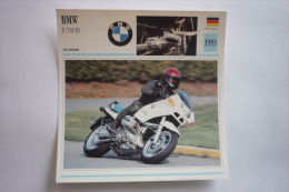 Transports - Sports Moto - Carte Fiche Technique Moto ( Bmw - R 1100 Rs - Tourisme -1993 ( Description Au Dos - Motorradsport