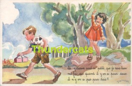 CPA ILLUSTRATEUR ENFANT ** JANSER  ** ARTIST SIGNED CHILDREN CARD - Janser