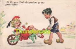 CPA ILLUSTRATEUR ENFANT ** JANSER  ** ARTIST SIGNED CHILDREN CARD - Janser