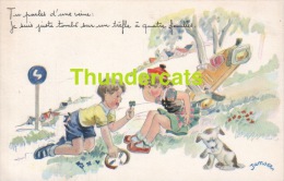 CPA ILLUSTRATEUR ENFANT ** JANSER  ** ARTIST SIGNED CHILDREN CARD - Janser