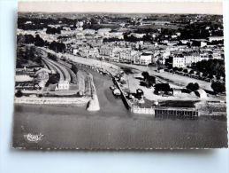 Carte Postale Ancienne : BLAYE : Vue Générale Aérienne , Le Chenal En 1956 - Blaye