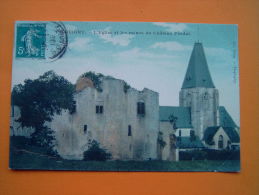 CPA  PICQUIGNY - 80 - L'église Et Les Ruines Du Château Féodal - Somme - Colorisée - - Picquigny