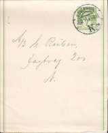 Denmark Postal Stationery Ganzsache Entier Wrapper Streifband 7 Ø Wellenlinien (45-M) KØBENHAVN K. 1927 (2 Scans) - Ganzsachen