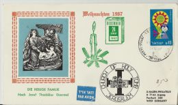 =ISRAEL CV. WEIHNACHTEN 1967 - Storia Postale