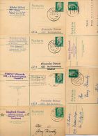 DDR  6 Postkarten P75 PLZ-Bereich 155-1922  Kat. 7,50 € - Postcards - Used