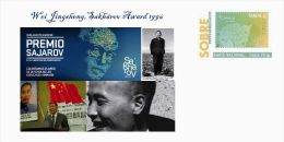 Spain 2013 - Wei Jingsheng,Sakhárov Award 1996 Special Prepaid Cover - EU-Organe