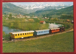 ADS-053 Amor-Express Der Bodensee-Toggenburg-Bahn Bei Nesslau Neu St.Johann. Zug. Nicht Gelaufen. - Nesslau