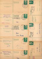 DDR  8 Postkarten P75 PLZ-Bereich 40  Kat. 10,00 € - Postcards - Used