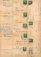 DDR  8 Postkarten P75 PLZ-Bereich 45-48  Kat. 10,00 € - Postcards - Used