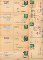 DDR  8 Postkarten P75 PLZ-Bereich 521-532  Kat. 10,00 € - Cartes Postales - Oblitérées