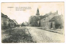 "Crombeke / Krombeke - Kerk En Westvleteren Straat / Eglise Et Rue Da Westvleteren" - Poperinge