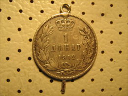 SERBIA 1 Dinar 1912 Medalic Die - Servië