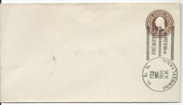 1936 1 1/2 Cent Prestamped Envelope Postmarked USS Pennsylvania Unaddressed Front & Back Shown - 1921-40