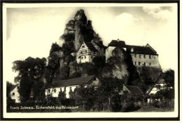 Tüchersfeld Das Felsendorf  -  Fränck. Schweiz   -  Ansichtskarte Ca.1940    (2533) - Immenstadt