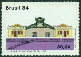 BRAZIL #1946    TRAIN STATION  - 1984 - Unused Stamps