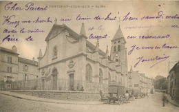 94 FONTENAY SOUS BOIS EGLISE ET ATTELAGES - Fontenay Sous Bois