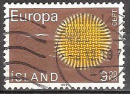 ICELAND #STAMPS FROM YEAR 1970 "EUROPE STAMPS" - Usados
