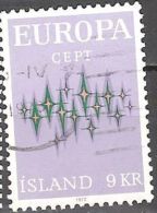 ICELAND #STAMPS FROM YEAR 1972 "EUROPE STAMPS" - Used Stamps