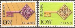 ICELAND #STAMPS FROM YEAR 1968 "EUROPE STAMPS" - Used Stamps