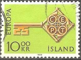 ICELAND #STAMPS FROM YEAR 1968 "EUROPE STAMPS" - Used Stamps