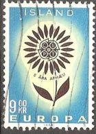 ICELAND #STAMPS FROM YEAR 1964 "EUROPE STAMPS" - Used Stamps