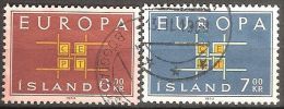 ICELAND #STAMPS FROM YEAR 1963 "EUROPE STAMPS" - Used Stamps