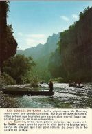 CPM Gorges Du Tarn, Faille Gigantesque Du Causse (12)  Pêcheurs, Barques - Other & Unclassified
