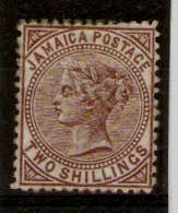 JAMAICA 1875 2s SG 14 PERF 12½ WATERMARK CROWN CC MOUNTED MINT Cat £45 - Jamaica (...-1961)