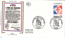 FRANCE - FDC - 1990 - CHARLES DE GAULLE - TIMBRE N °2656 - 1990-1999