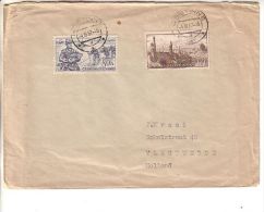 GOOD CZECHOSLOVAKIA Postal Cover To NETHERLANDS 1957 - Good Stamped: Bridge ; Fishing - Briefe U. Dokumente