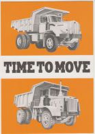 2x GIANT DUMPSTER TRUCK  - 'Time To Move' - Transporter & LKW