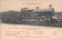 ¤¤  -  102  -  Les Locomotives (Angleterre)  -  Carte Fleury  -  Chemin De Fer   -  ¤¤ - Eisenbahnen