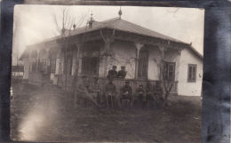 CP Photo 1917 Romania - BALTA ALBA (Judet De Buzau) - Soldats Allemand (A45, Ww1, Wk1) - Romania