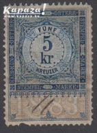 1883 - ÖSTERREICH - Steuer-Stempelmarke - Forbin STM233 - Fiscali