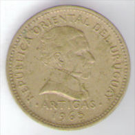 URUGUAY 1 PESO 1965 - Uruguay