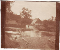 Photo Originale 1917 Romania - SZOVATA (Sovata) (judet De Mures) - Une Rue (A45, Ww1, Wk1) - Romania