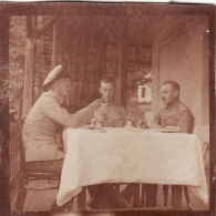 Photo Originale 1917 Romania - SZOVATA (Sovata) (judet De Mures) - Officiers Allemand (A45, Ww1, Wk1) - Romania