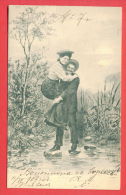 136388 / 1903 COUPLE Man Homme Mann Moustaches Cuddle RIVER CROSSINGS Woman Femme - Charles Scolik  Wien, VIII 849 - Scolik, Charles