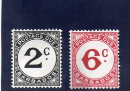 BARBADOS 1950 TAXE ** - Barbados (...-1966)