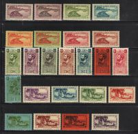 GABON N° 125 à 146 * Sf. 140 Obl. - Unused Stamps