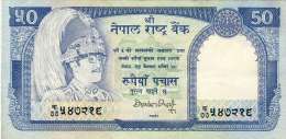 BILLET # NEPAL # 1983 # PICK 33 # BILLET CIRCULE # 50 ROUPIES  # - Nepal