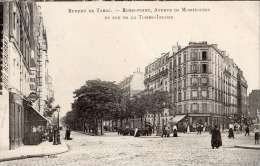 PARIS BUREAU DE TABAC ROND-POINT AVENUE DE MONTSOURIS ET RUE DE LA TOMBE-ISSOIRE  HOTEL RESTAURANT ANIMEE - Arrondissement: 14