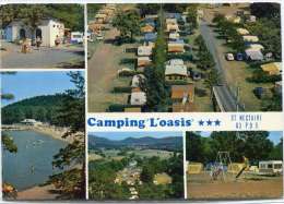 CPSM 63 ST NECTAIRE CAMPING L OASIS 1988     Grand Format 15 X 10,5 - Saint Nectaire