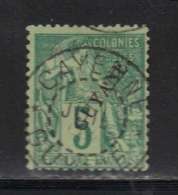 GUYANE N° 18 Obl. - Usados